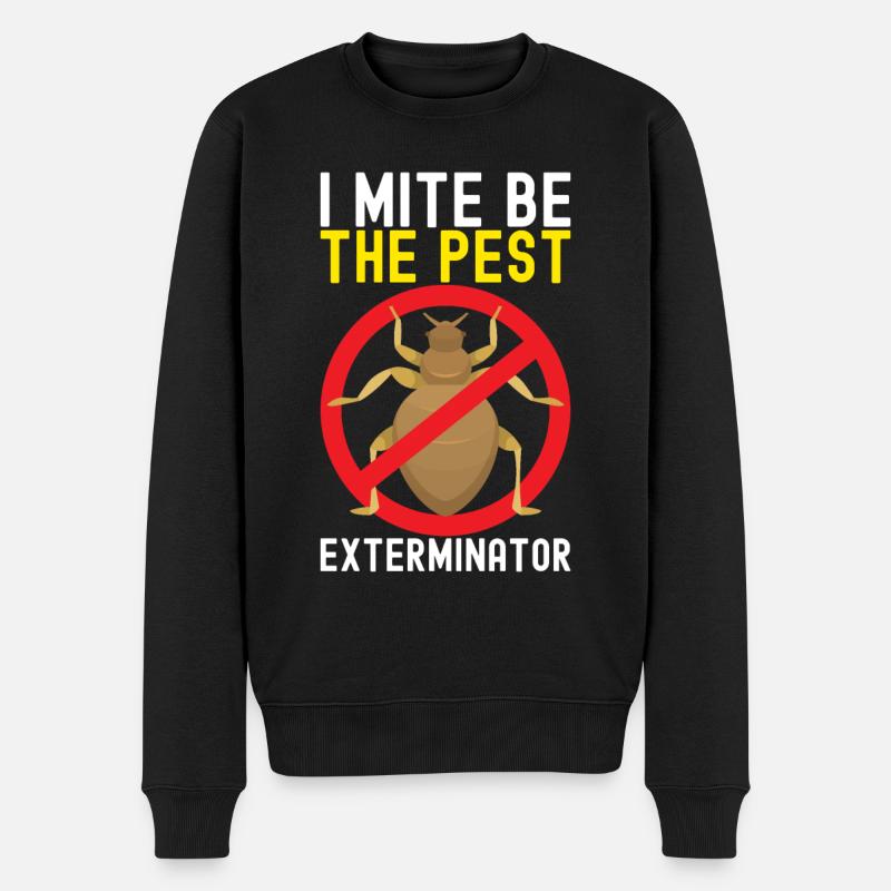 Pest Control Exterminator - Men's Premium Organic Jumper - black