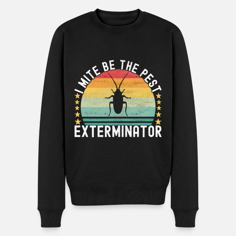 Schädlingsbekämpfung Kammerjäger - Männer Premium Bio Pullover - Schwarz