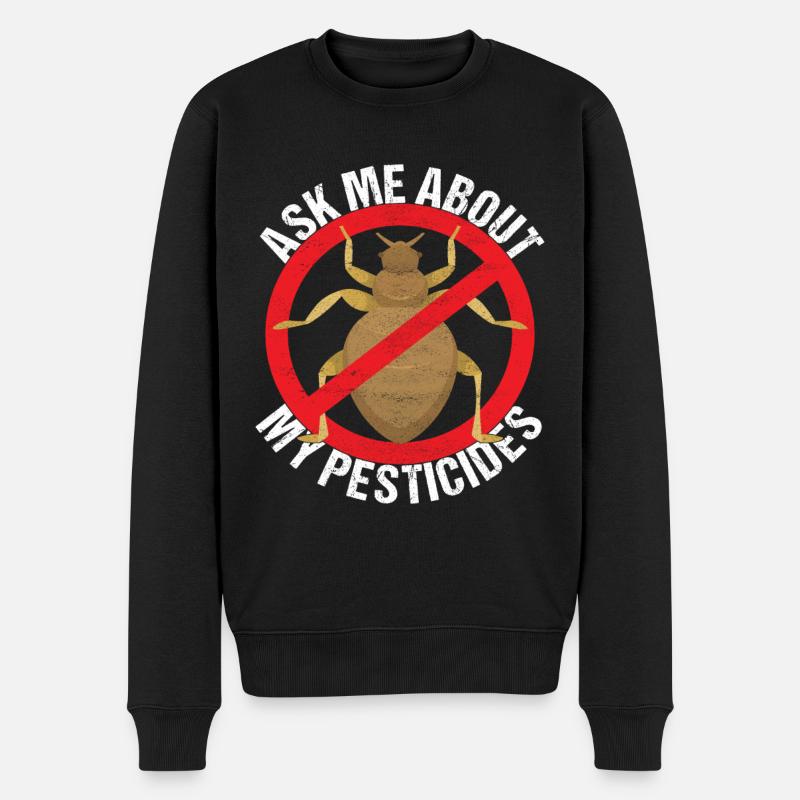 Pest Control Exterminator - Men's Premium Organic Jumper - black