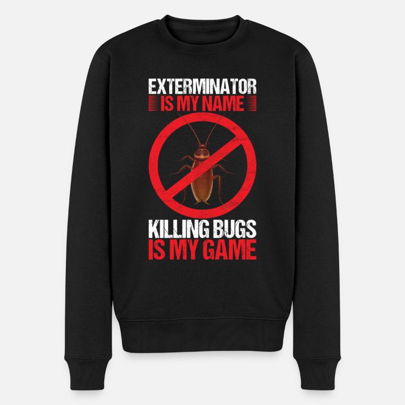 Schädlingsbekämpfung Kammerjäger - Männer Premium Bio Pullover - Schwarz