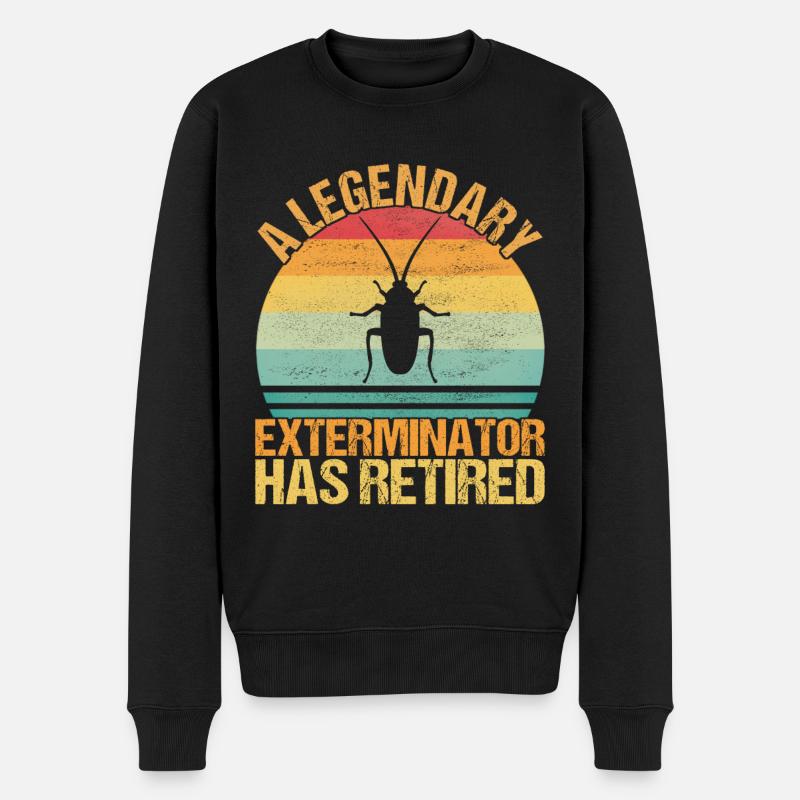 Schädlingsbekämpfung Kammerjäger - Männer Premium Bio Pullover - Schwarz