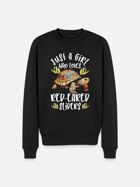 Red-eared turtle lovers - Men's Premium Organic Jumper - black