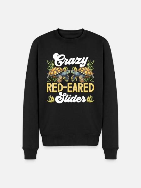 Red-eared turtle lovers - Men's Premium Organic Jumper - black