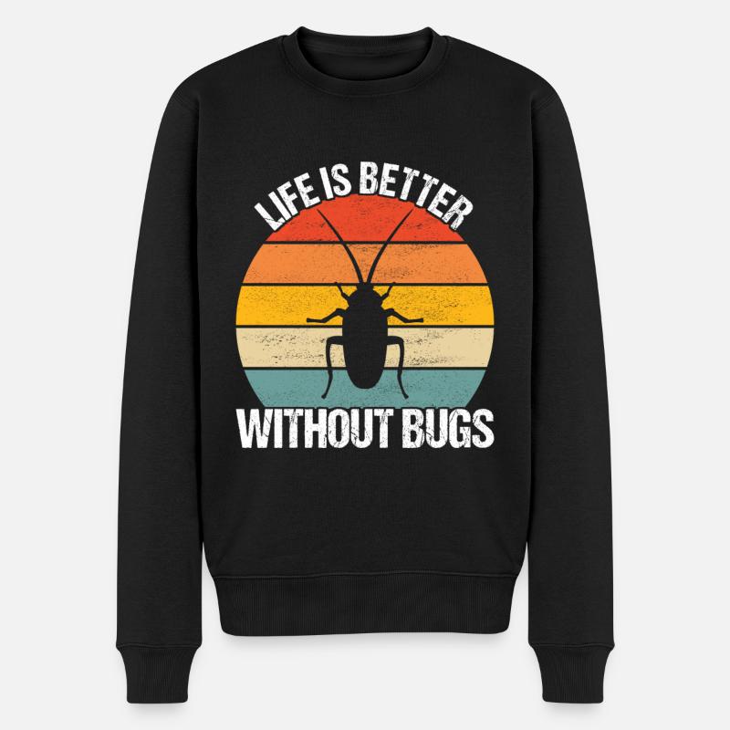 Schädlingsbekämpfung Kammerjäger - Männer Premium Bio Pullover - Schwarz