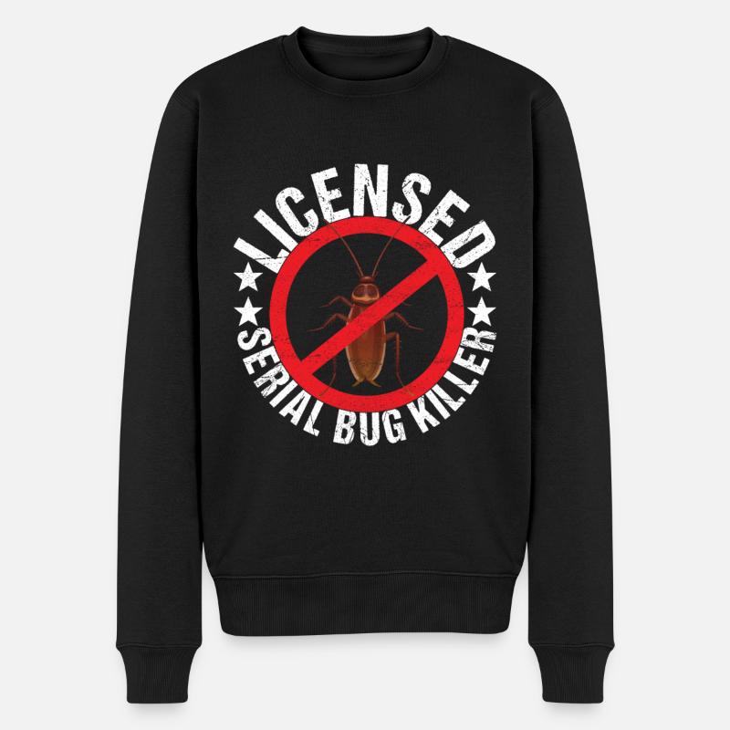 Schädlingsbekämpfung Kammerjäger - Männer Premium Bio Pullover - Schwarz