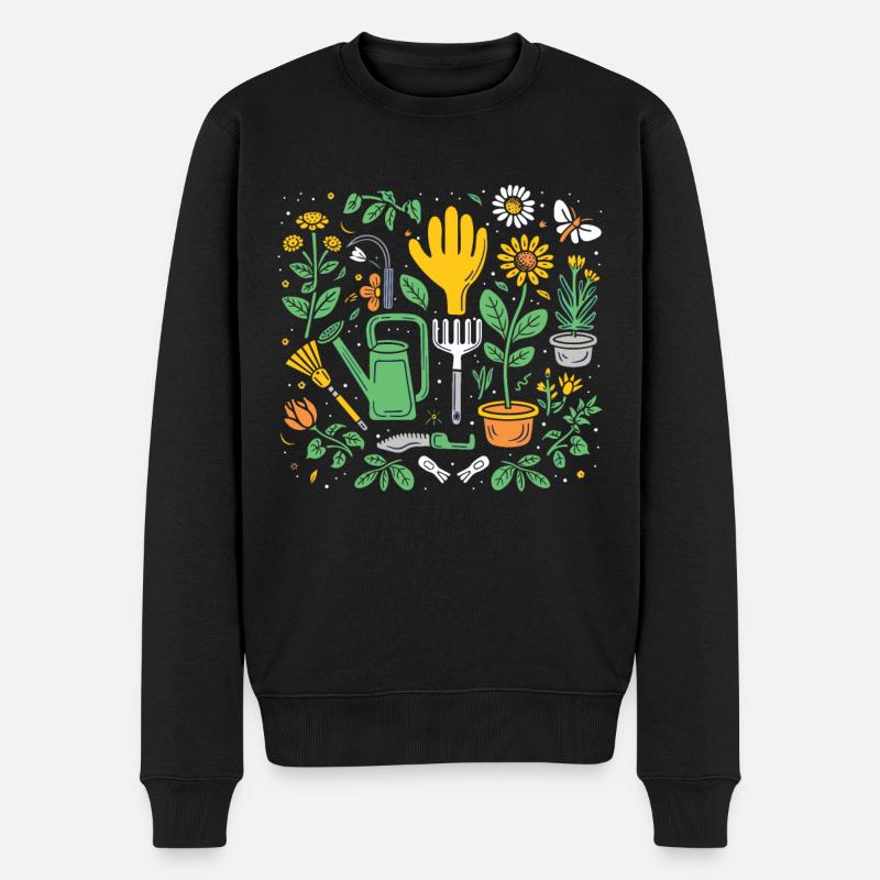 Permaculture Compost alimentaire - Pull Premium bio Homme - noir
