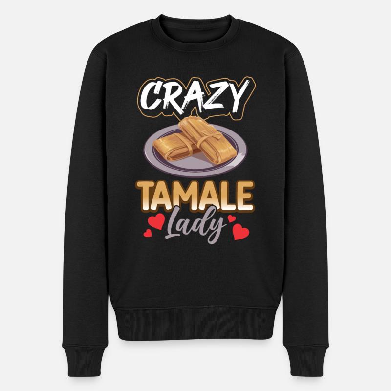 Cuisine mexicaine Tamale - Pull Premium bio Homme - noir