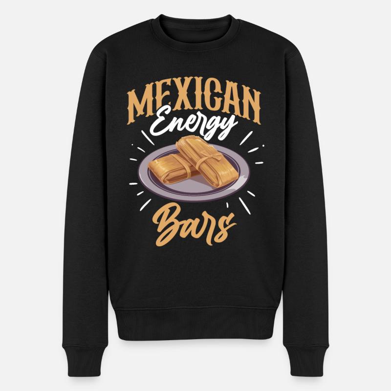 Cuisine mexicaine Tamale - Pull Premium bio Homme - noir