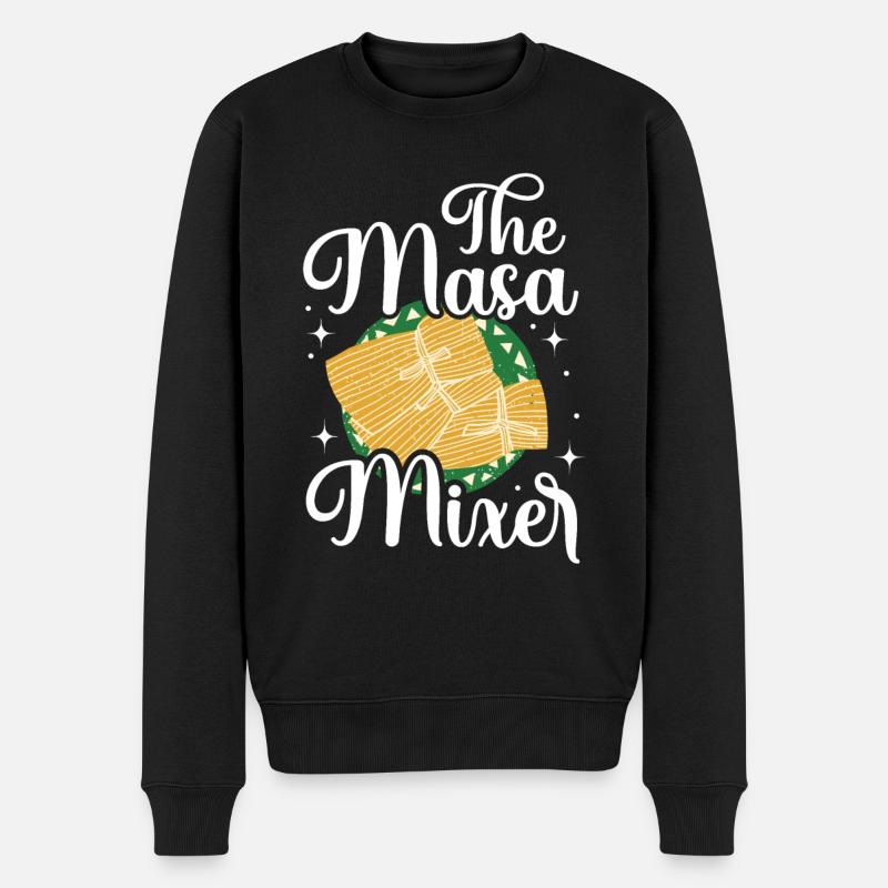 Cuisine mexicaine Tamale - Pull Premium bio Homme - noir