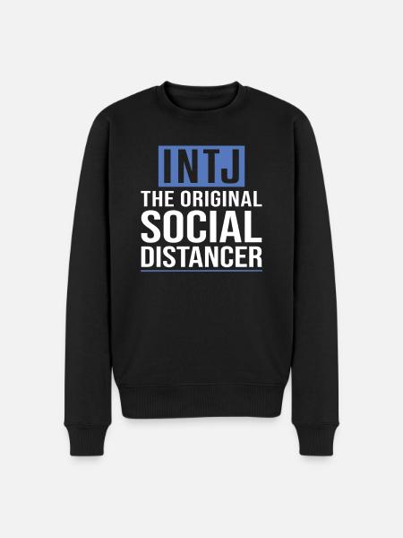 Intj-persönlichkeit: Introvertierte - Männer Premium Bio Pullover - Schwarz