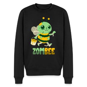 Abeille zombie : Zombee - Pull Premium bio Homme - noir - Devant - Nico (187cm)
