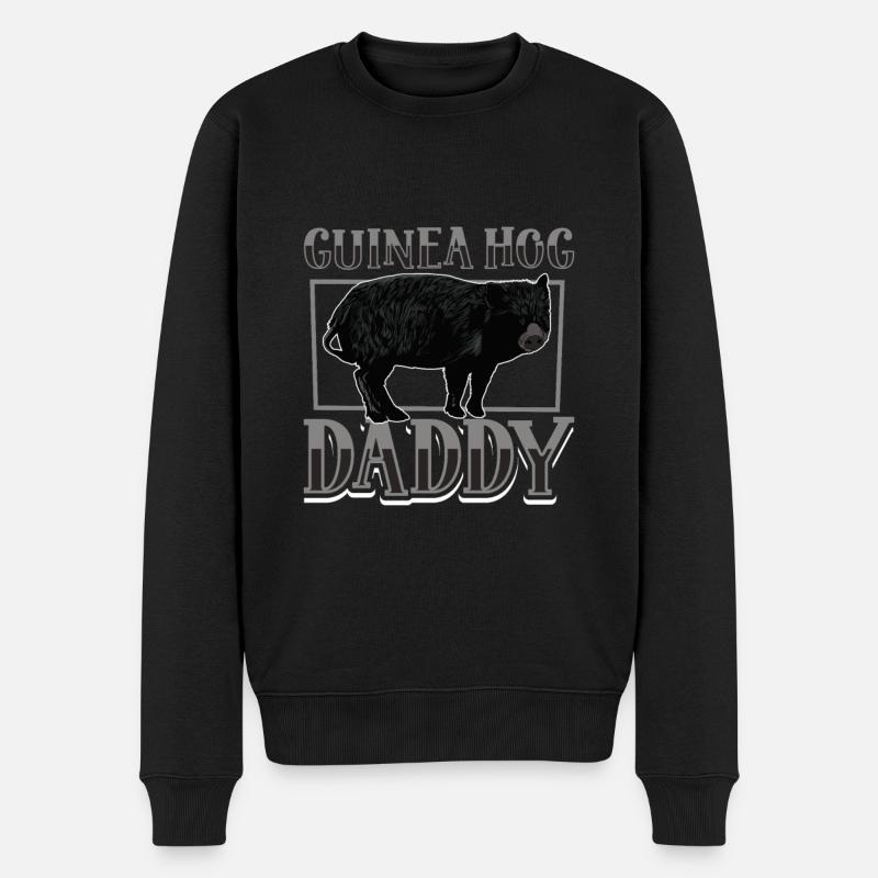Papa cochon d’Inde - Pull Premium bio Homme - noir