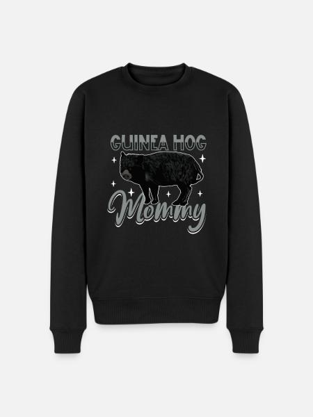Guinea Hog Mama - Men's Premium Organic Jumper - black