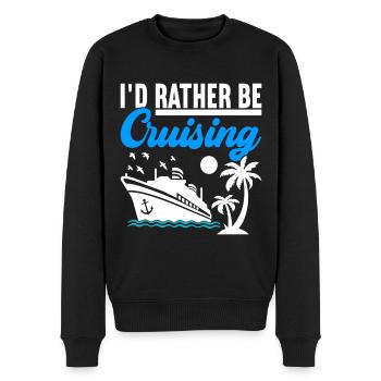 Kreuzfahrt Urlaub Kreuzfahrtschiff - Männer Premium Bio Pullover - Schwarz - Vorne - Nico (187cm)