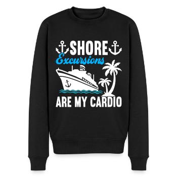 Kreuzfahrt Urlaub Kreuzfahrtschiff - Männer Premium Bio Pullover - Schwarz - Vorne - Nico (187cm)