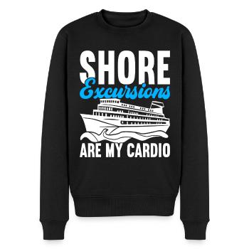 Kreuzfahrt Urlaub Kreuzfahrtschiff - Männer Premium Bio Pullover - Schwarz - Vorne - Nico (187cm)