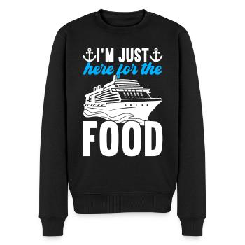 Kreuzfahrt Urlaub Kreuzfahrtschiff - Männer Premium Bio Pullover - Schwarz - Vorne - Nico (187cm)