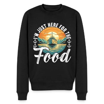 Kreuzfahrt Urlaub Kreuzfahrtschiff - Männer Premium Bio Pullover - Schwarz - Vorne - Nico (187cm)