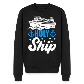 Kreuzfahrt Urlaub Kreuzfahrtschiff - Männer Premium Bio Pullover - Schwarz - Vorne - Nico (187cm)