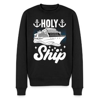 Kreuzfahrt Urlaub Kreuzfahrtschiff - Männer Premium Bio Pullover - Schwarz - Vorne - Nico (187cm)