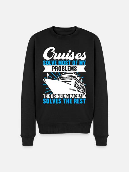 Cruise Holiday Cruise Ship - Men's Premium Organic Jumper - black