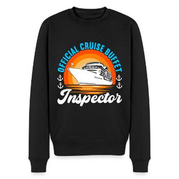 Kreuzfahrt Urlaub Kreuzfahrtschiff - Männer Premium Bio Pullover - Schwarz - Vorne - Nico (187cm)