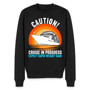 Kreuzfahrt Urlaub Kreuzfahrtschiff - Männer Premium Bio Pullover - Schwarz - Vorne - Nico (187cm)