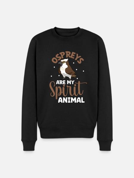 Favorite animal - Osprey - Men's Premium Organic Jumper - black