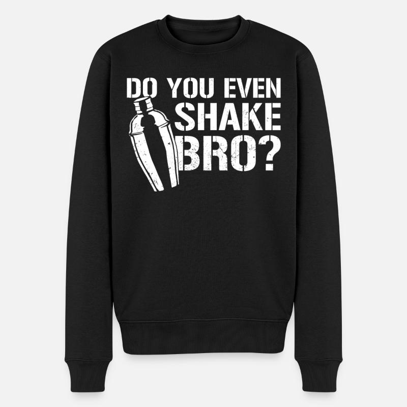 Bartender Mixologist Do You Even - Men's Premium Organic Jumper - black