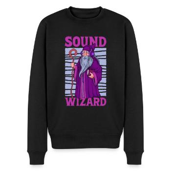 Sound Wizard - Tontechniker - Männer Premium Bio Pullover - Schwarz - Vorne - Nico (187cm)