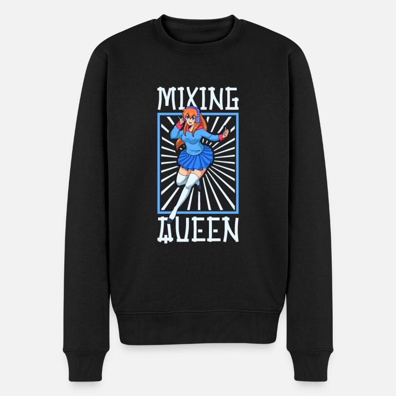 Mixing Queen - Sound Engineer - Men's Premium Organic Jumper - black