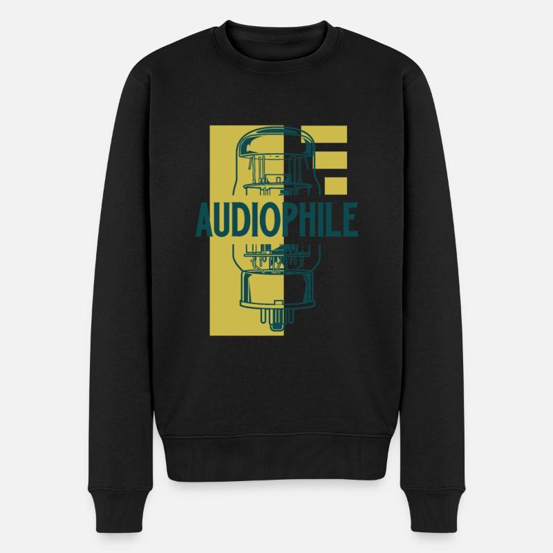 Audiophile - Tube à vide - Pull Premium bio Homme - noir