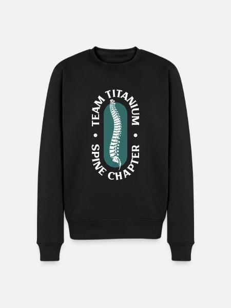 Team Titan - Back Surgery - Men's Premium Organic Jumper - black