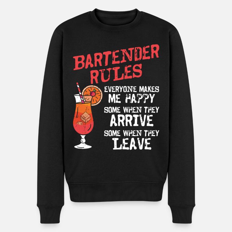 Barman Mixologue Barman - Pull Premium bio Homme - noir