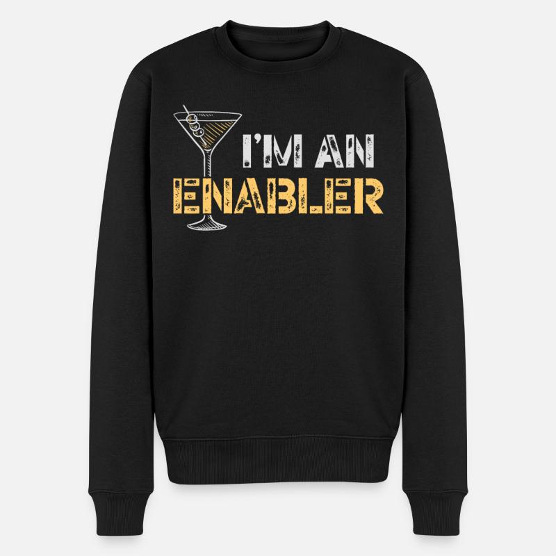 Bartender Mixologist I'm An - Männer Premium Bio Pullover - Schwarz