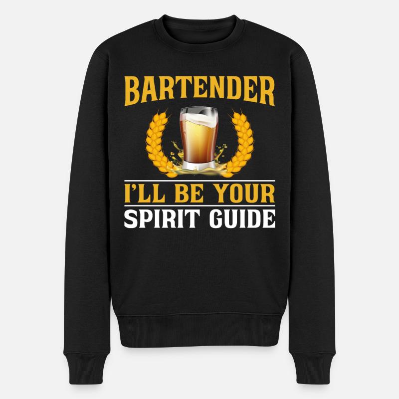 Bartender Mixologist Bartender - Men's Premium Organic Jumper - black
