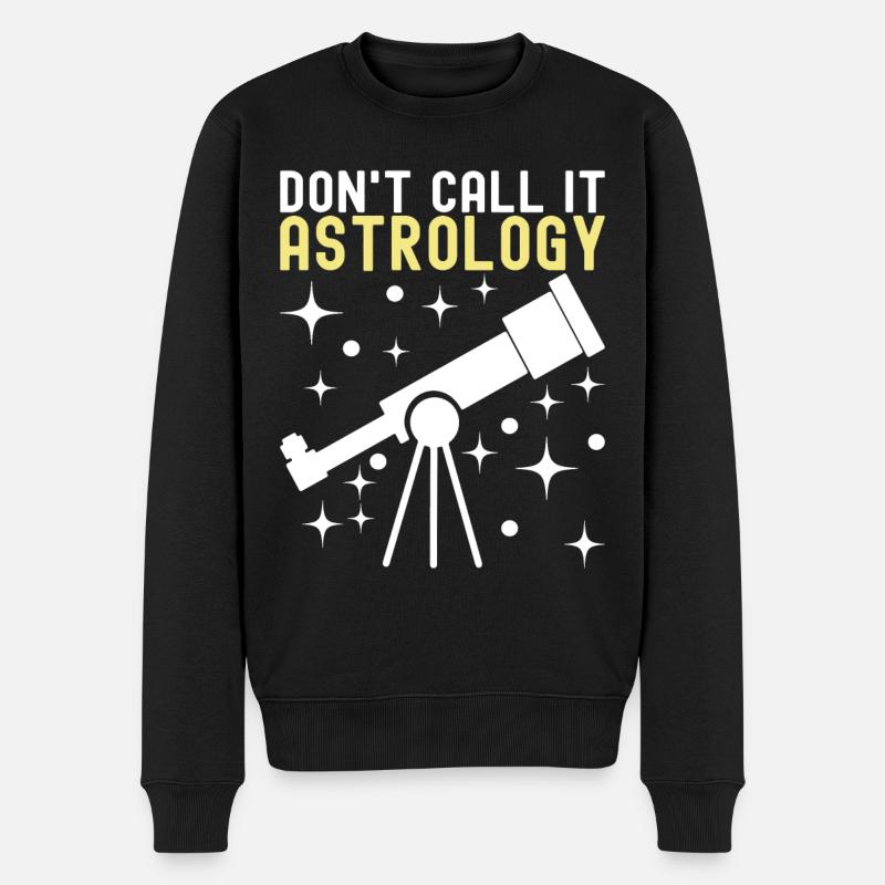 Atronome Astronomie - Männer Premium Bio Pullover - Schwarz