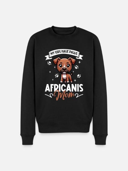 Africanis Mama - Pull Premium bio Homme - noir