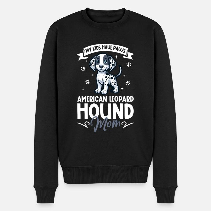 American Leopard Hound Mama - Pull Premium bio Homme - noir