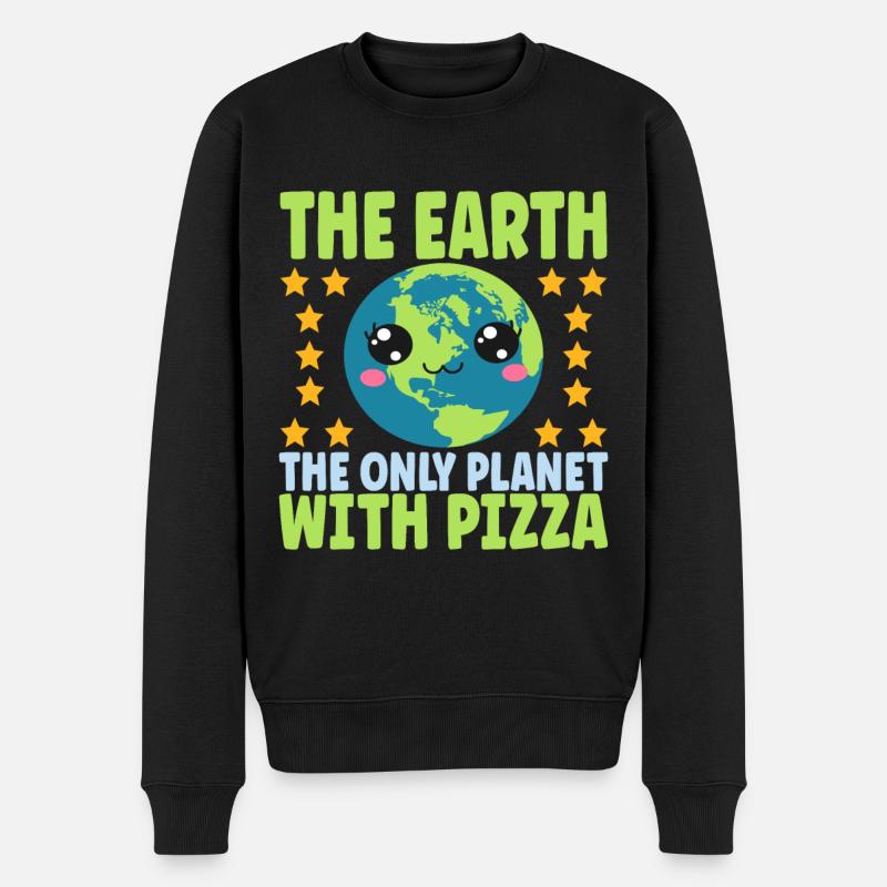 Astronom Astronomie - Männer Premium Bio Pullover - Schwarz