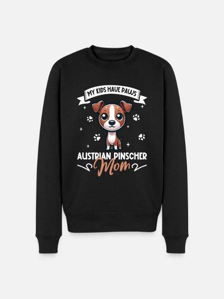 Austrian Pinscher Mom - Men's Premium Organic Jumper - black