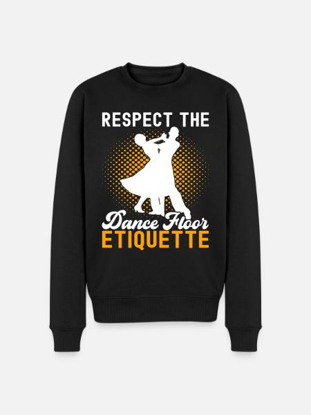Ballroom Dance Ballroom Dancers Ballroom Dancers - Men's Premium Organic Jumper - black