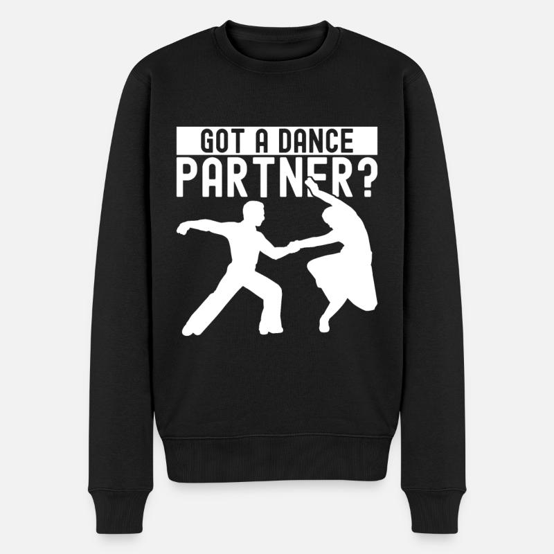 Ballsaal Tanz Ballsaaltänzer Gesellschaftstänzer - Männer Premium Bio Pullover - Schwarz