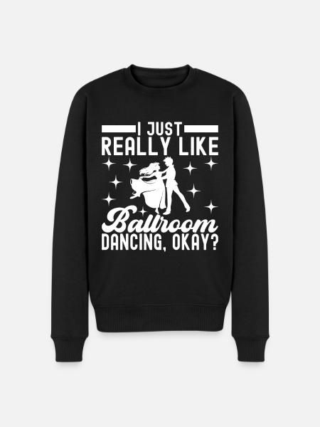 Ballroom Dance Ballroom Dancers Ballroom Dancers - Men's Premium Organic Jumper - black