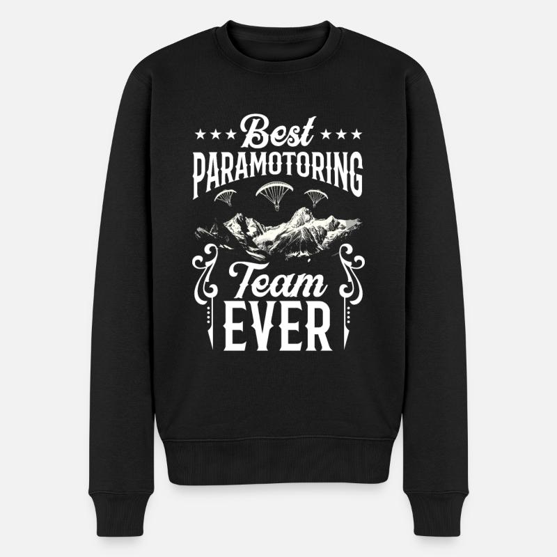 Paramoteur paramoteur - Pull Premium bio Homme - noir