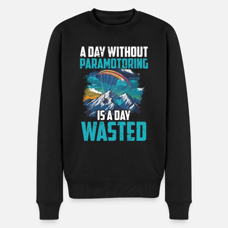 Paramotoring paramotoring - Men's Premium Organic Jumper - black