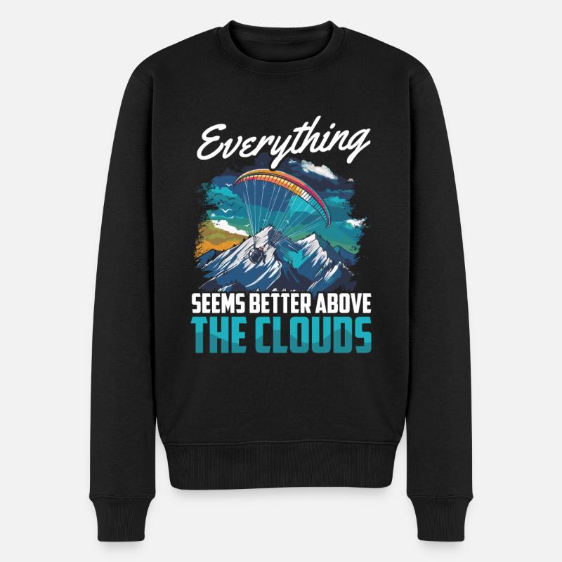 Paramoteur paramoteur - Pull Premium bio Homme - noir