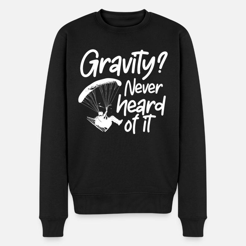 Paramoteur paramoteur - Pull Premium bio Homme - noir