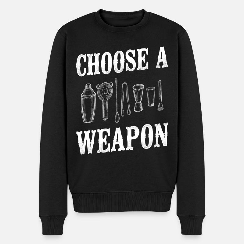 Barman Mixologue Choisissez un - Pull Premium bio Homme - noir