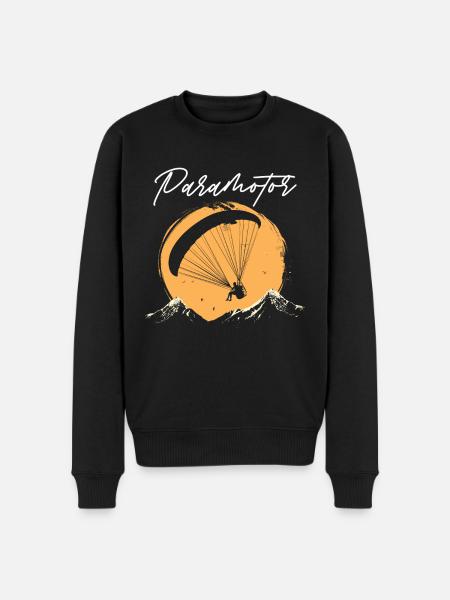Paramoteur Paramoteur - Pull Premium bio Homme - noir